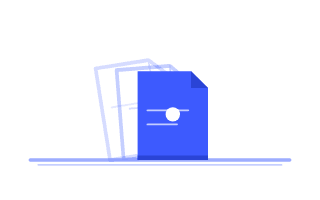 six saves of one document, the newest in front